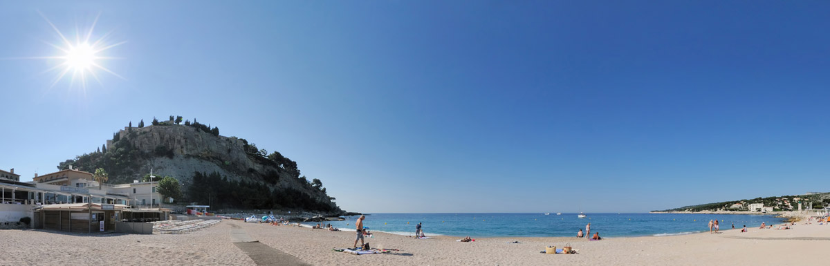 Great sea beach, Cassis